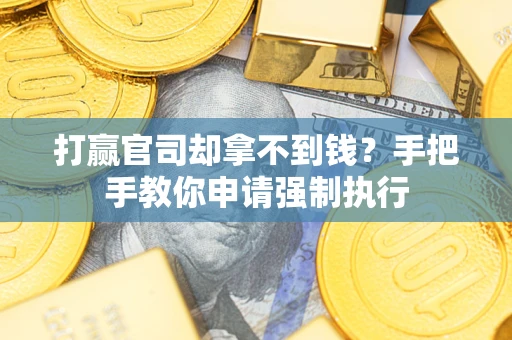 北京打赢官司却拿不到钱？手把手教你申请强制执行
