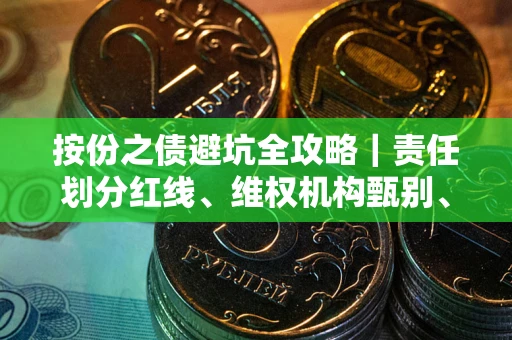 北京按份之债避坑全攻略｜责任划分红线、维权机构甄别、纠纷处理全流程拆解