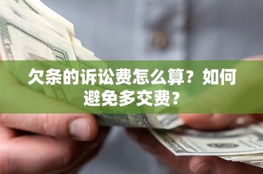 北京欠条的诉讼费怎么算？如何避免多交费？