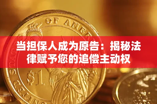 北京当担保人成为原告:揭秘法律赋予您的追偿主动权 北京当担保人成为原告:揭秘法律赋予您的追偿主动权