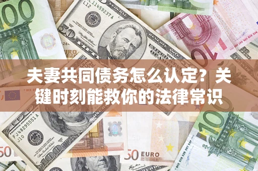 北京夫妻共同债务怎么认定？关键时刻能救你的法律常识