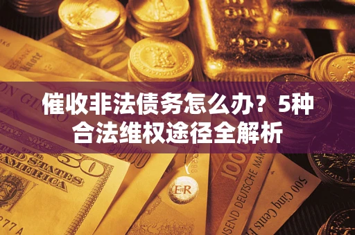 北京催收非法债务怎么办？5种合法维权途径全解析